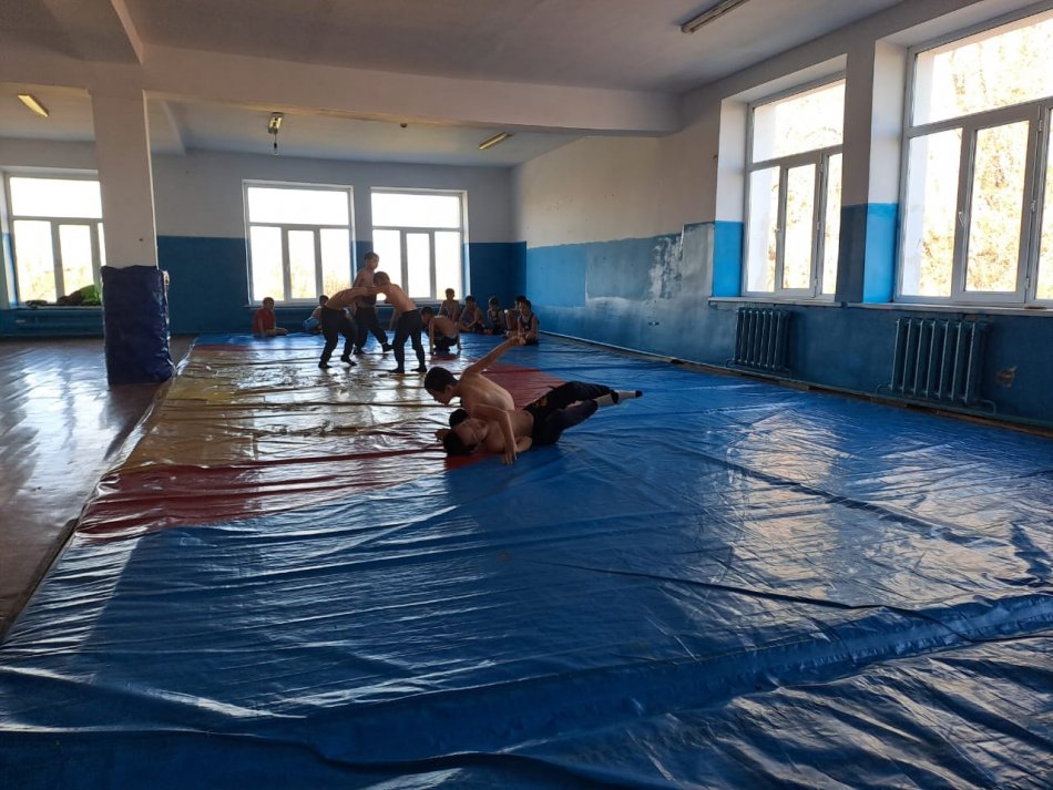 «Күрес өнерінің майталмандарын тәрбиелеу» тақырыбында  шебер сынып өткізді.