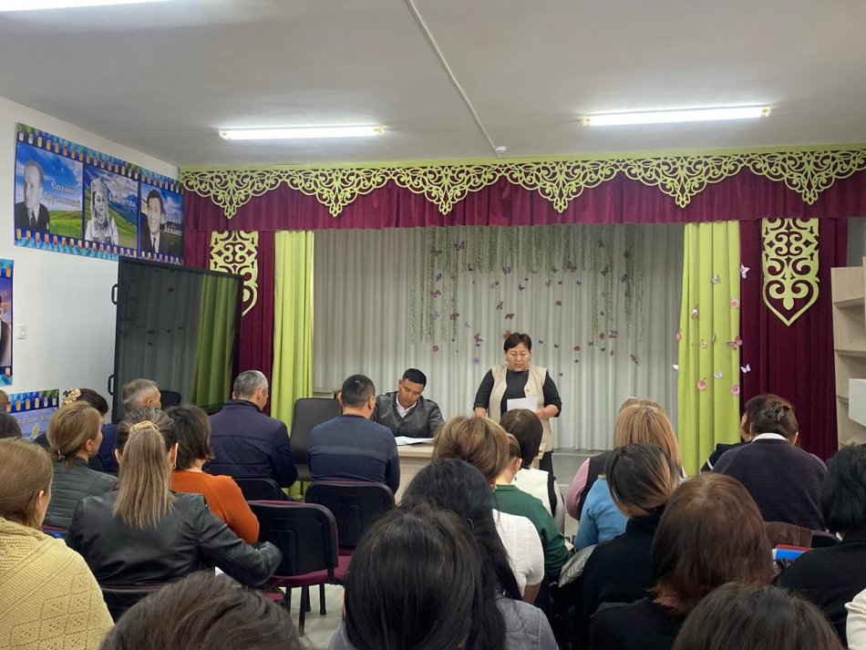 Педагогикалық кеңес өтті
