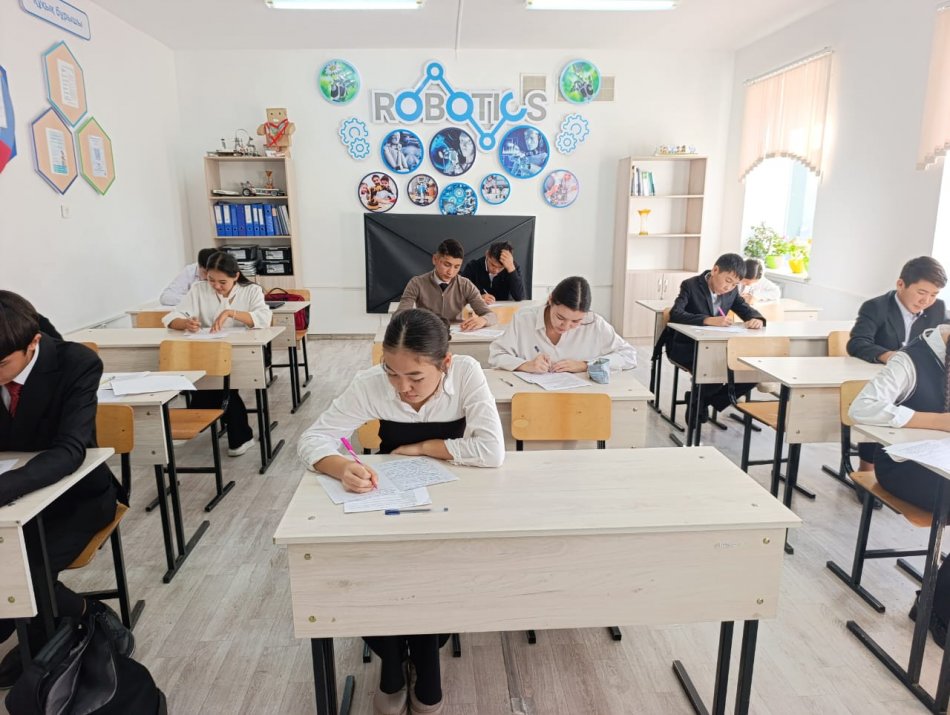 Білім деңгейін анықтау және дарынды оқушыларды аудандық кезеңге іріктеу мақсатында мектепішілік олимпиада өткізілді